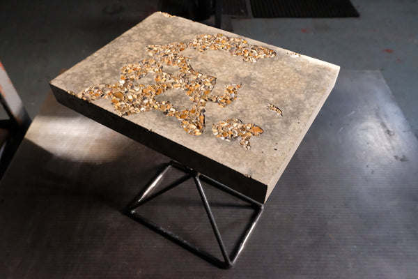 Dungeness Concrete Side Table: Where it All Began