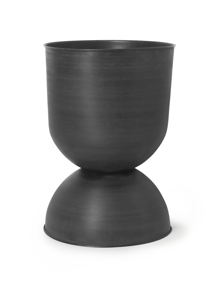 Hourglass Pot - Black Large