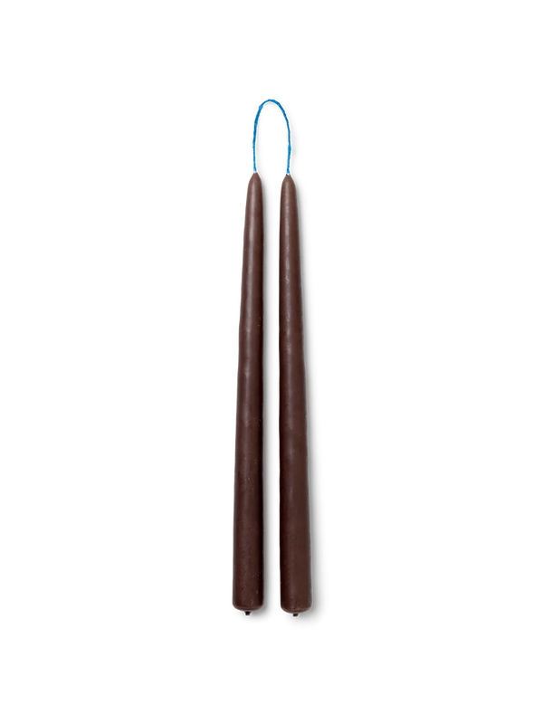 Dipped Candles - Set of 2 Brown