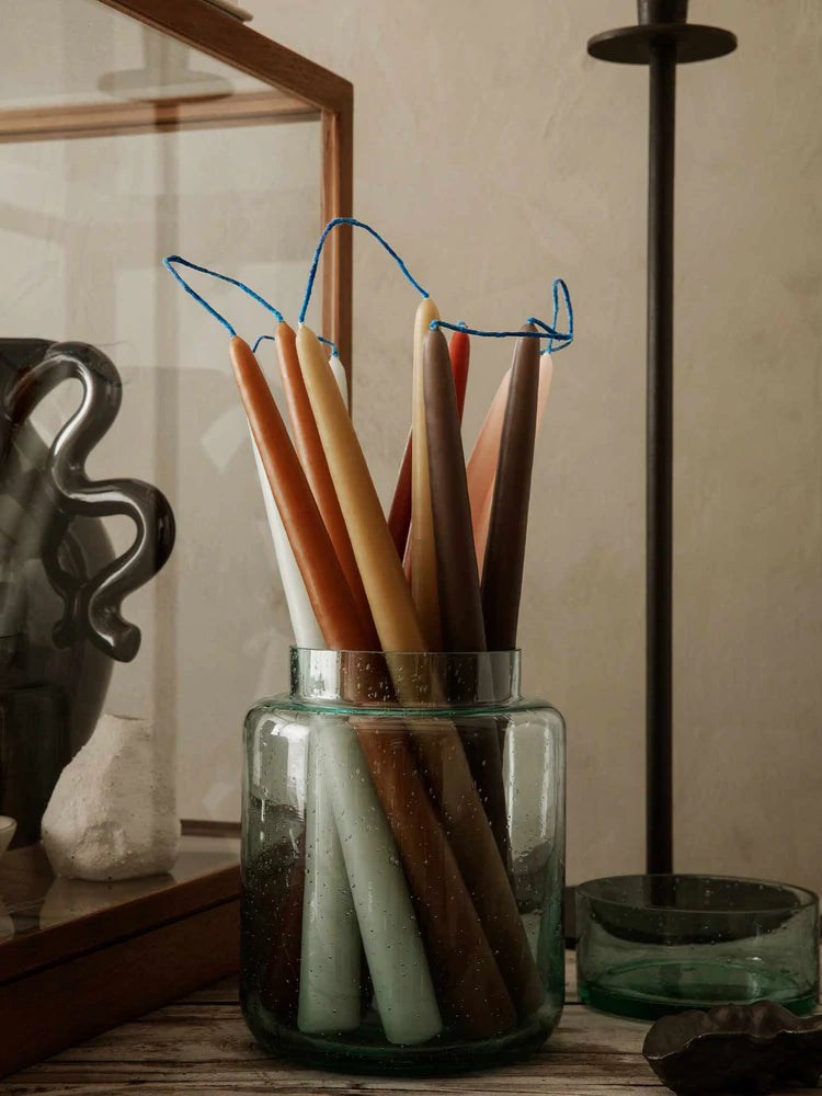 Dipped Candles - Set of 2 Rust