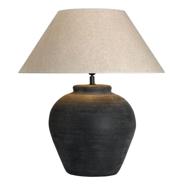 Figo vase lamp Brown/black