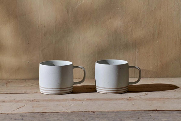 Enesta Line Mug - Cream - Set of 2 - kagu 