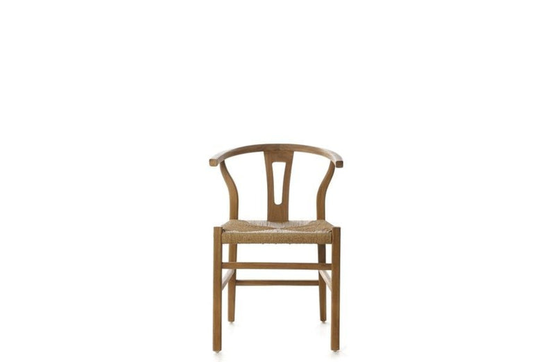 Natural Teak & Rope Dining Chair