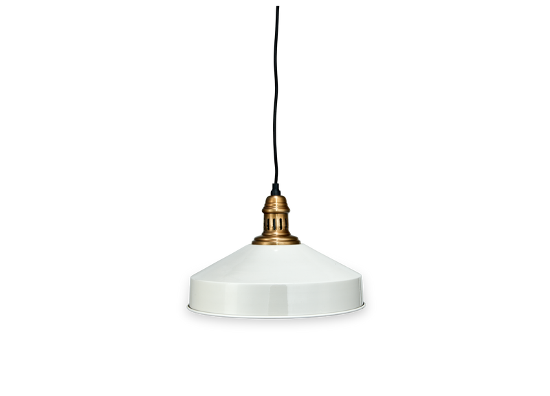 Pendant Light in Off White - Small & Large