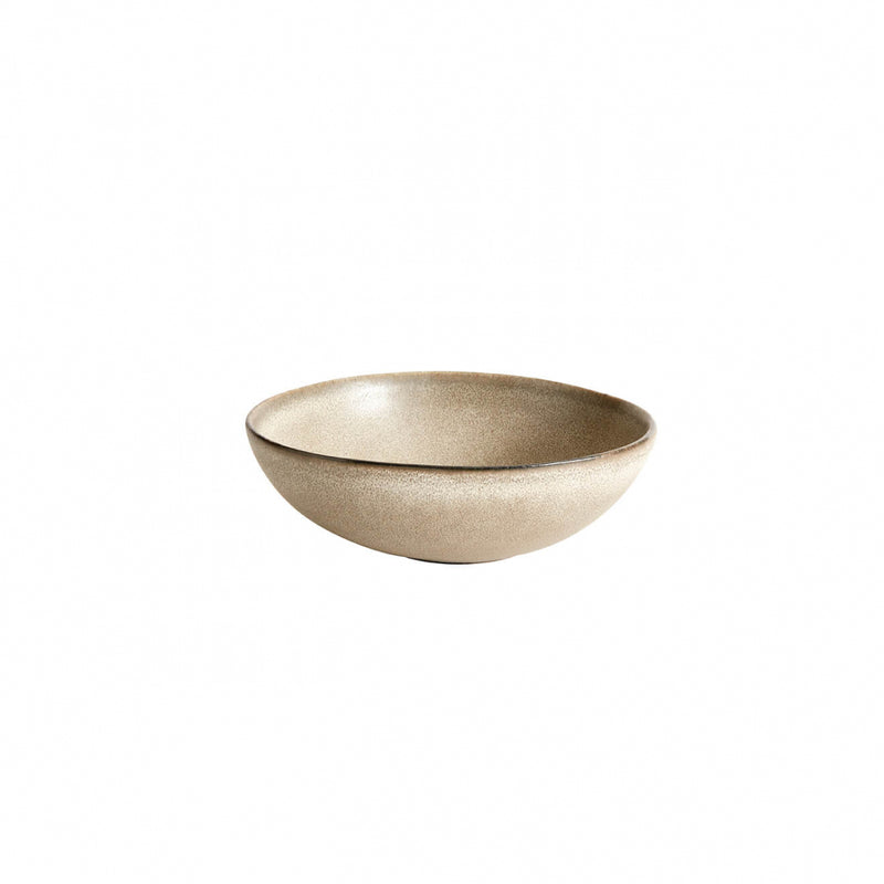 Mame Ceramic Breakfast Bowl - Oyster & Coffee
