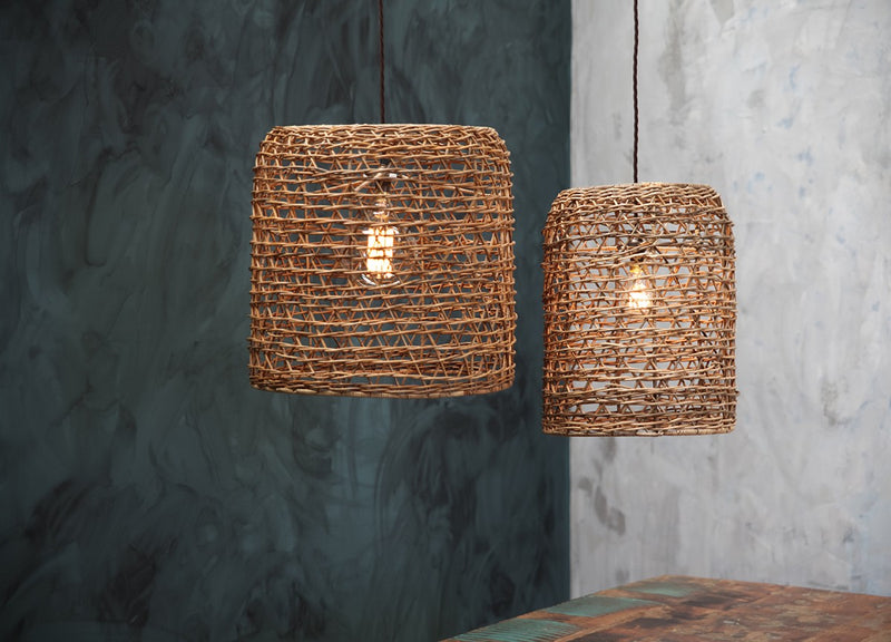 Large Cylinder Rattan Lampshade