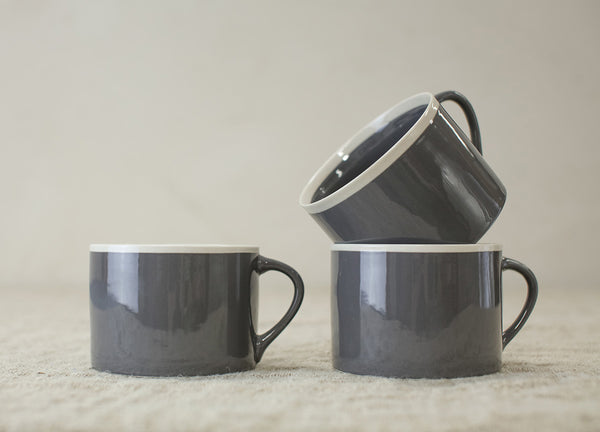 Slate Short Ceramic Mug