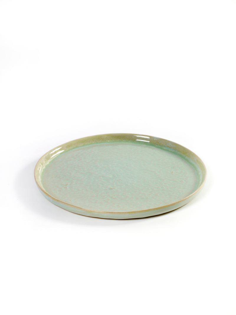 Stoneware Aqua Green Pure Plate - small - kagu