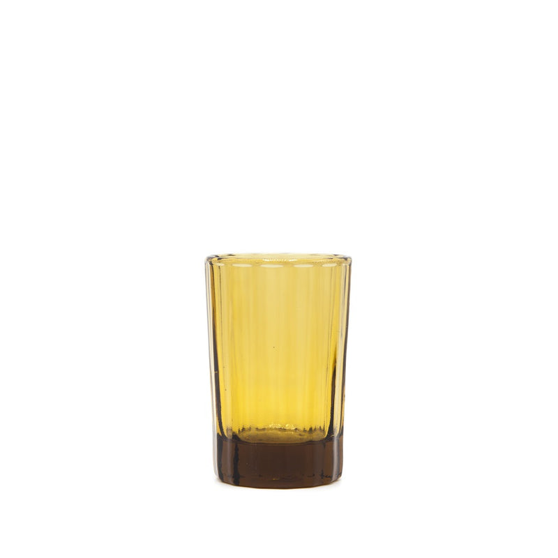 Water Glass Reed 20 CL, Amber
