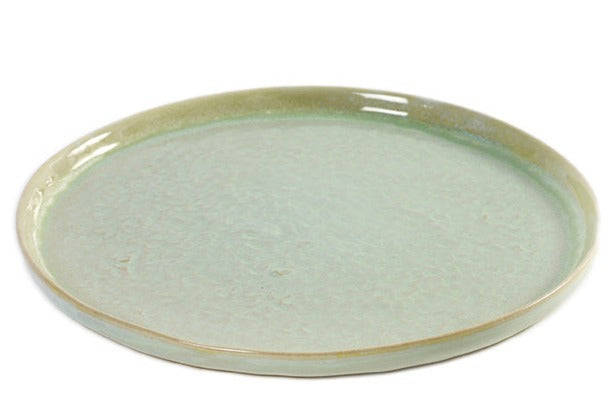 Stoneware Light Green Pure Plate - medium